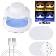 thumbnail image 1 of Flea Trap Electric Pest Trap Bed Bug Killer with 10P Sticky Refills and LED - Children Pets Safe Mosquito Killer, 1 of 10