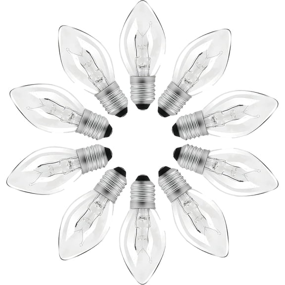Flea Trap Light Bulbs accessories, 10 Pack C7 bulb E12 110V 7W Replacement Bulb for Flea Trap Inside Your Home