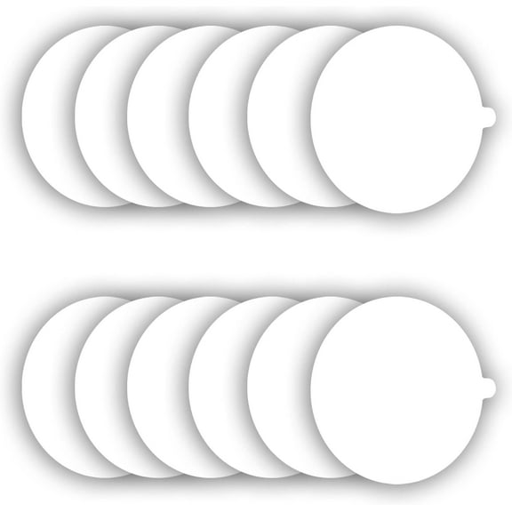 Flea Trap Refill Discs 7.1 Inch Replacement Glue Boards for Most Models Flea Traps for Inside Your Home, 12 Pack