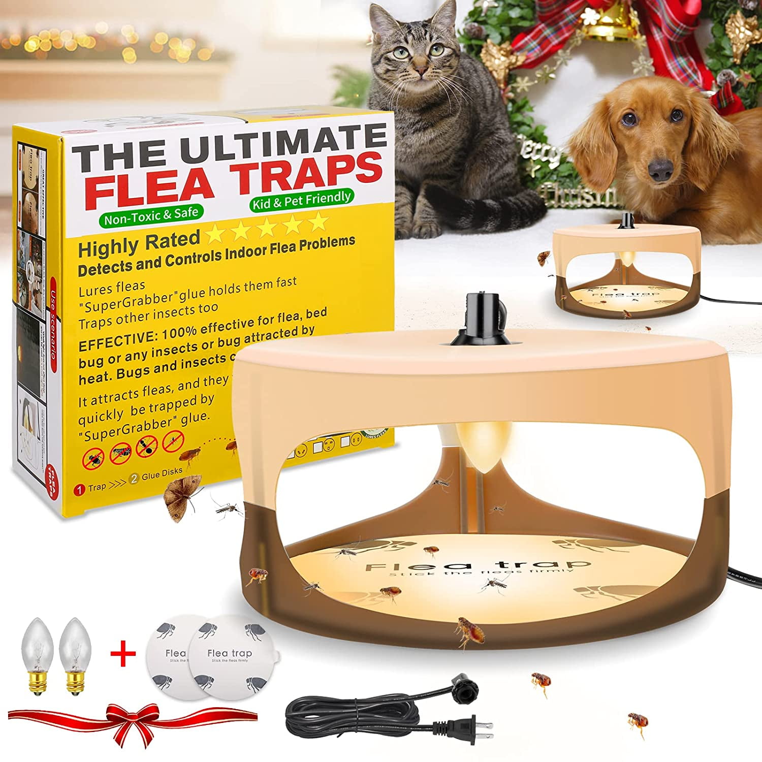 https://i5.walmartimages.com/seo/Flea-Trap-Sticky-Dome-Bed-Bug-Trap-Indoor-Pest-Control-Trapper-Insect-Killer-2-Glue-Discs-Light-Bulbs-Bugs-Fleas-Flea-Infestion-Natural-Treatment-Non_e3062bbf-9109-4c2c-8579-97e99cbe786c.f8390f3676718b7fc706f6c98e2186d1.jpeg