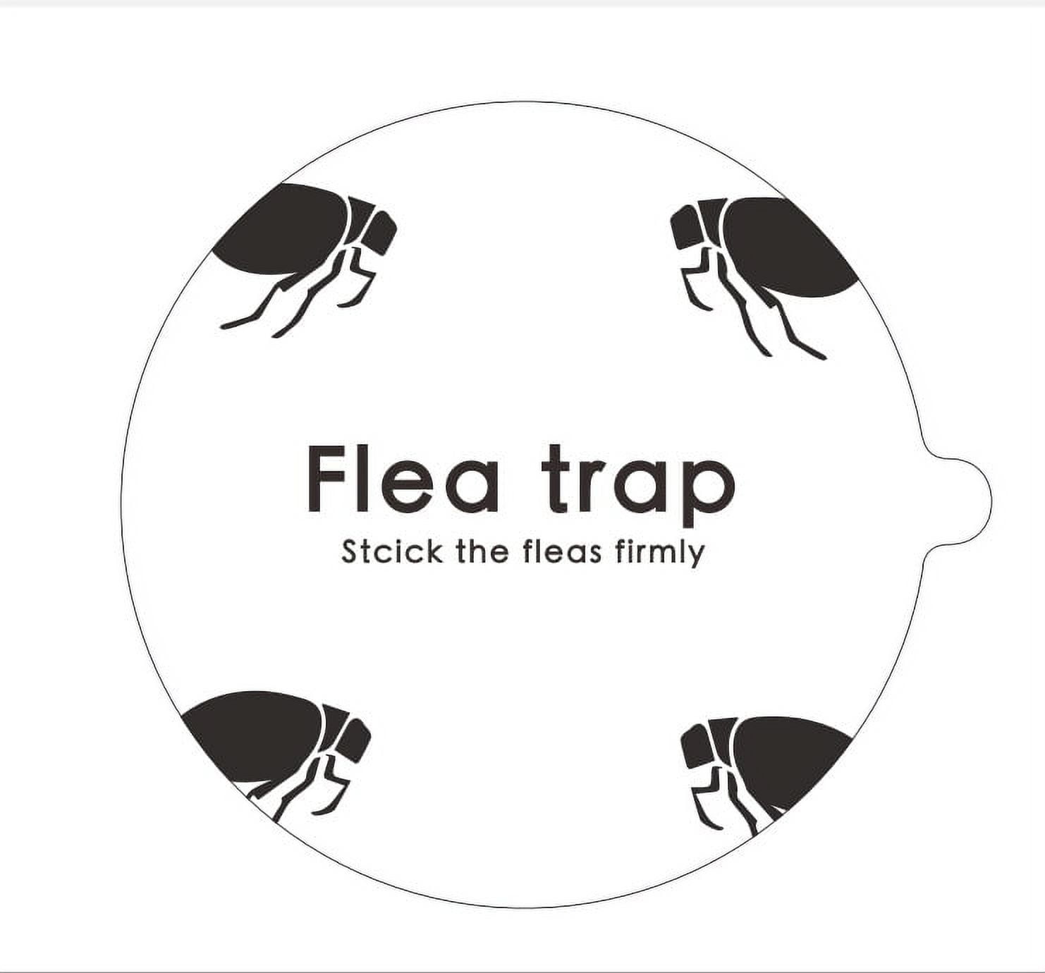 Sticky Flea Trap Dome Flea Bed Bug Trap With 2 Glue Discs Flea Pad Light  D2C5