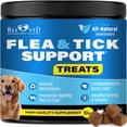 thumbnail image 1 of Beloved Pets Flea and Tick Support Chews for Dogs  - Skin & Coat Natural Defense & Resistance for All Breeds Beef Flavor, 10 oz, 1 of 5
