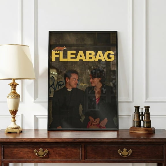 Fleabag Poster, British Comedy Drama Wall Art, Minimalist TV Show Print, Dark Humor Decor, Aesthetic Series Poster Unframed Size 24''x36'' GooGate