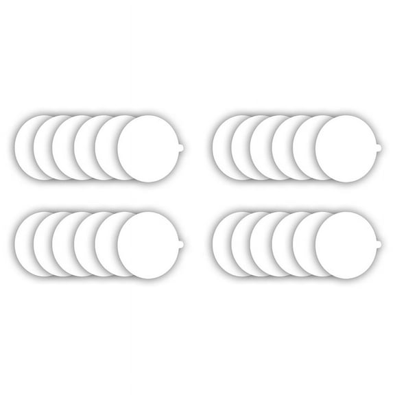 Fleas Trap Refill Discs Replacement Glue Boards 24 Pack, 7.1 Inches Fits Most Models Sticky Dome Fleas Bed Bug Traps