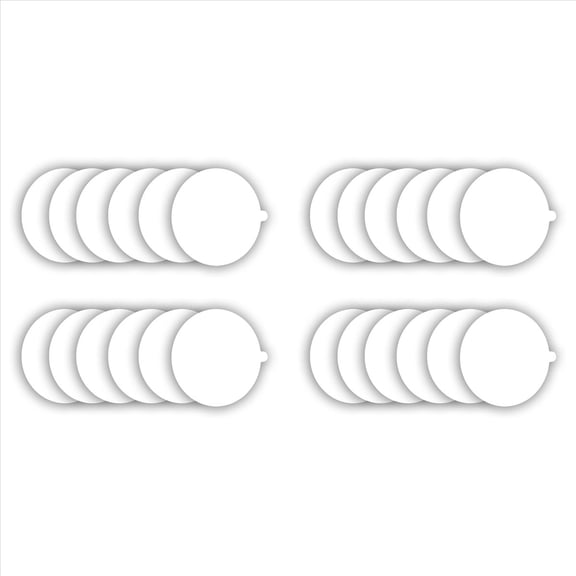 Fleas Trap Refill Discs Replacement Glue Boards 24 Pack, 7.1 Inches Fits Most Models Sticky Dome Fleas Bed Bug Traps