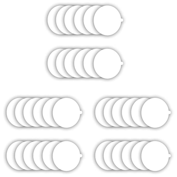 Fleas Trap Refill Discs Replacement Glue Boards 36 Pack, 7.1 Inches Fits Most Models Sticky Dome Fleas Bed Bug Traps