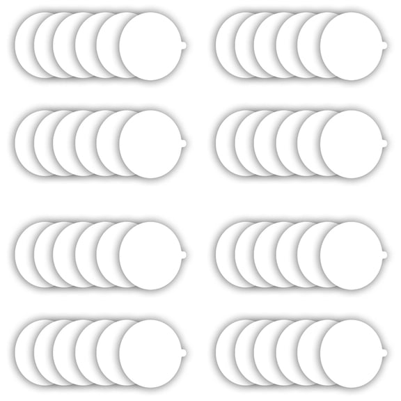Fleas Trap Refill Discs Replacement Glue Boards 48 Pack, 7.1 Inches Fits Most Models Sticky Dome Fleas Bed Bug Traps