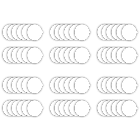 Fleas Trap Refill Discs Replacement Glue Boards 72 Pack, 7.1 Inches Fits Most Models Sticky Dome Fleas Bed Bug Traps