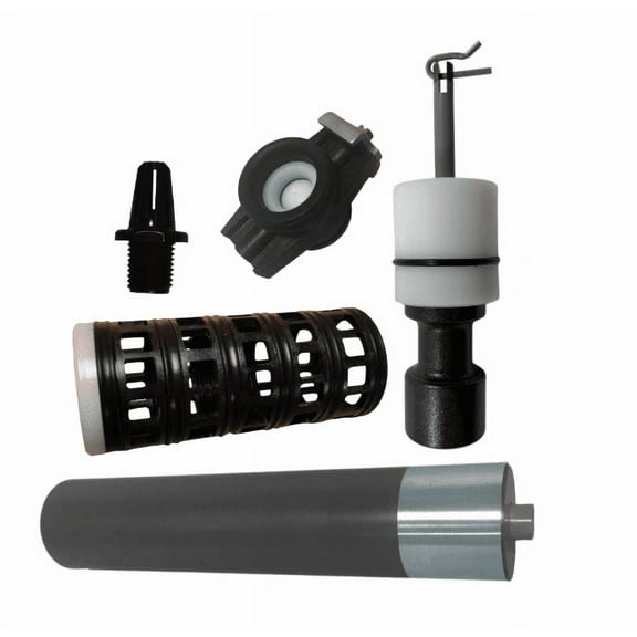 Fleck 2510 Air Injection Rebuild Service Kit with piston 60090, seals and spacers, 60121, air check coupler 19228-02, air draw check valve 62116, stuffer tool 11098, genuine Fleck parts