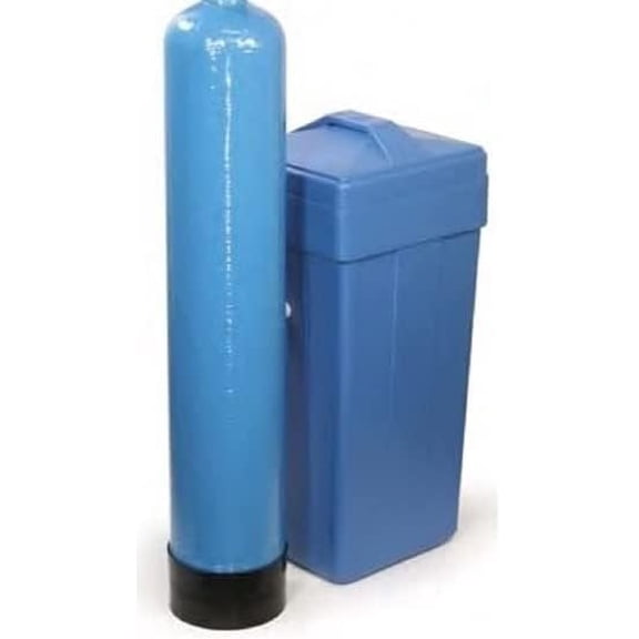 Fleck 5600 Mechanical Metered Upgraded 10% High Quality Resin 48k 48,000 grains Whole Home Metered On Demand Water Softener Ships loaded BLUE