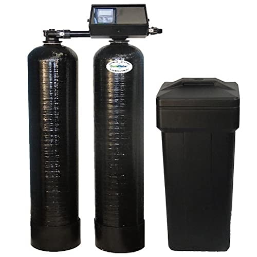 Fleck 9100 SXT On Demand Metered Twin Tank Water Softener 64,000 Grains Per Tank