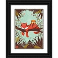thumbnail image 1 of Fleck, Jay 11x14 Black Ornate Wood Framed with Double Matting Museum Art Print Titled - Sleeping Tiger, 1 of 4