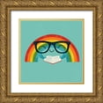 thumbnail image 1 of Fleck, Jay 12x12 Gold Ornate Wood Framed with Double Matting Museum Art Print Titled - Brainbow, 1 of 4