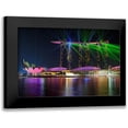 thumbnail image 1 of Fleckenstein, Martin 14x11 Black Modern Framed Museum Art Print Titled - Marina Bay Sands Lasershow, 1 of 5