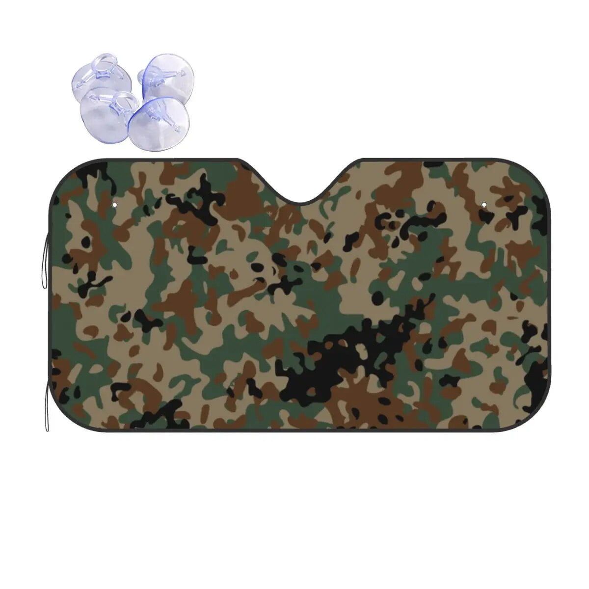 Flecktarn Camouflage Foldable Windshield Sunshade Army Military Camo ...