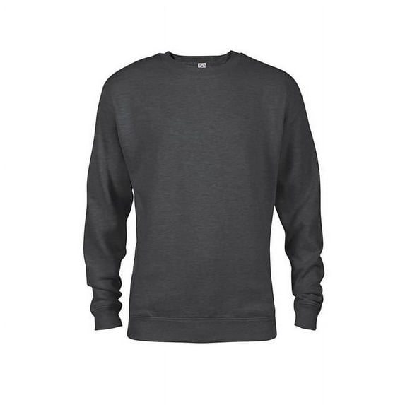 Fleece Adult Unisex Heavyweight Fleece Crew Pullover, Charcoal Heather - Large