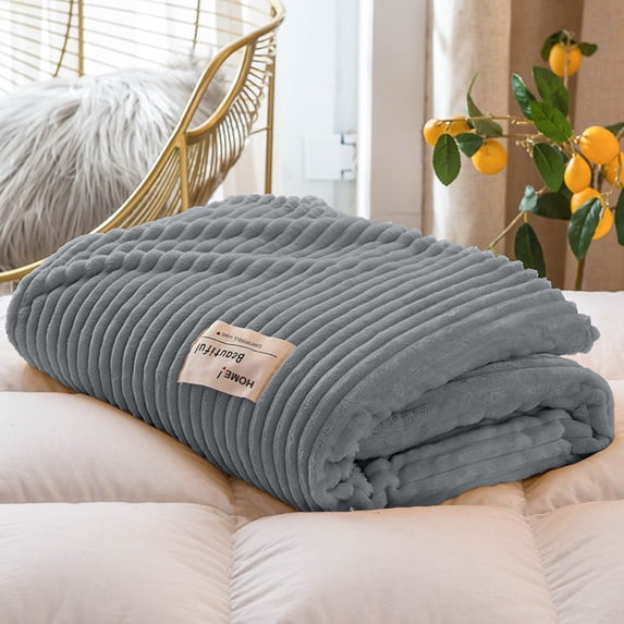 Fleece Air Conditioning Blanket Soft Lightweight Summer Throw,Cool Touch Polyester Nap Sofa Bed Use Travel Comfort Cover,Breathable Skin Friendly Fabric Anti Heat Sleep Relaxation Cooling Blanket