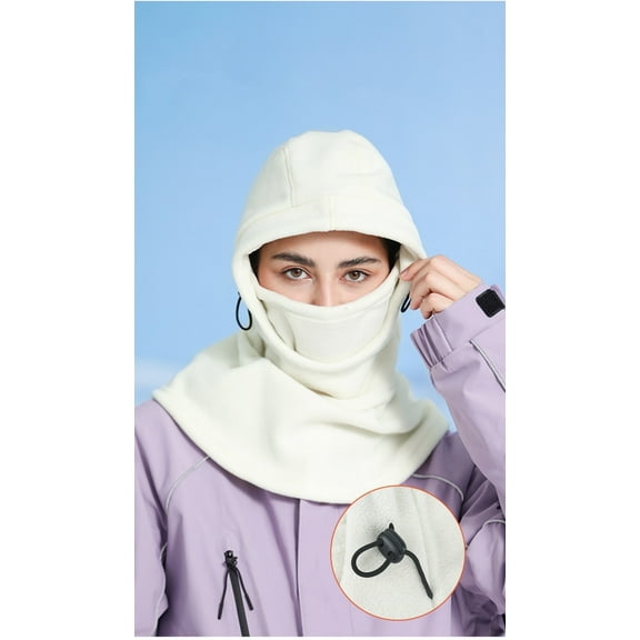 Fleece Balaclava Ski Mask ： Winter Face Mask for Men & Women - Face Cover for Extreme Cold Weather Gear