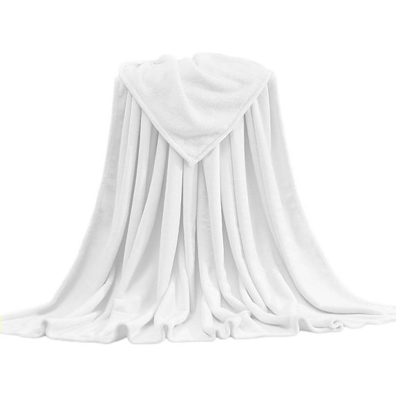 Fleece Blanket Beige Throw Blankets for Couch & Bed, Luxury Plush Cozy Fuzzy Blanket 50" x 60", Super Soft Warm Lightweight Throw Blanket for Travel Camping