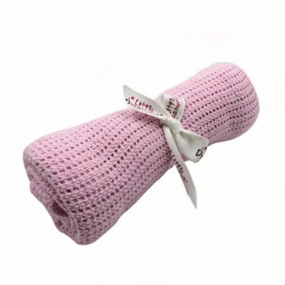 Fleece Blanket Cotton, Blanket 1 Pink Towel (Pink-One Size)