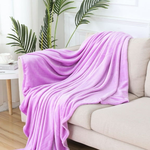 Fleece Blanket Fuzzy Soft Blanket Microfiber Lightweight Plush Blankets Solid Color Blanket Flannel Blanket Coral Blanket Farai Gift Blanket Air Conditioning Blanket Soft Cozy Blanket Sofa Ultra Warm