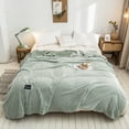 thumbnail image 1 of Fleece Blanket Ice Blanket for All Season Lightweight Summer Cooler Quilt for Hot Sleepers and Night Sweats Cooler Comforter Double Cold Effect Blanket Cooler Fiber Soft Blanke, 1 of 5