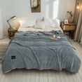 thumbnail image 1 of Fleece Blanket Ice Blanket for All Season Lightweight Summer Cooler Quilt for Hot Sleepers and Night Sweats Cooler Comforter Double Cold Effect Blanket Cooler Fiber Soft Blanke, 1 of 5