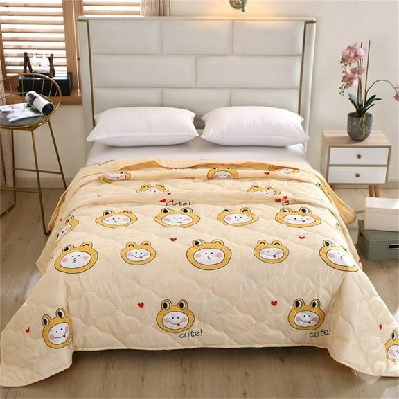 Fleece Blanket Plastic, Blanket 1*(150*200Cm) Air-Conditioned Quilt (Multi-color-B)