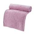 thumbnail image 1 of Fleece Blanket Plush Throw Fuzzy Lightweight ( 200*230Cm Dark Purple) Super Soft Microfiber Flannel Blankets for Couch, Bed, Sofa Ultra Luxurious Warm And Cozy for All Seasons Ciozy, 1 of 7