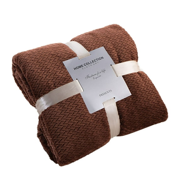 Fleece Blanket Polyester, Blanket 1 X Blanket (Excluding Card+Strap)) (Multi-color-One Size)