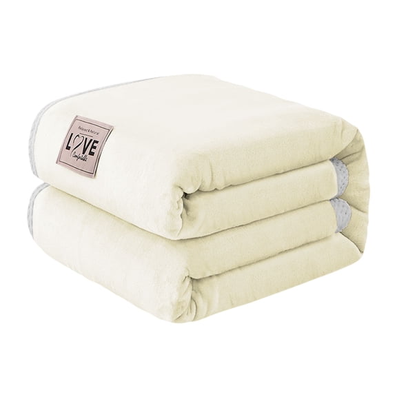 Fleece Blanket Rectangular Flannel Warm Thickened Winter Blanket Bed Sheet Small Quilt Knee Blanket Home