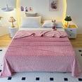 thumbnail image 1 of Fleece Throw Blanket, Breathable Fuzzy Sofa & Bed Blanket for All Seasons, Home Decor & Travel, Machine Washable Polyester, 1 of 9