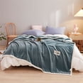 thumbnail image 1 of Fleece Blanket: Warm Thickened Winter Blanket Bed Sheet Small Quilt Knee Blanket​, 1 of 5