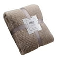 thumbnail image 1 of Fleece Blanket Winter Warm Mesh Pineapple Grid Soft Flannel Bed Sofa Carpet Conditioner Blanket –Soft, Plush, Fluffy, Warm, Cozy – Perfect Full Size for Couch, Bed, Sofa, 1 of 8