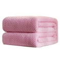 thumbnail image 1 of Fleece Blanket Winter Warm Mesh Pineapple Grid Soft Flannel Bed Sofa Carpet Conditioner Blanket –Soft, Plush, Fluffy, Warm, Cozy – Perfect Full Size for Couch, Bed, Sofa, 1 of 8