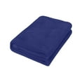 thumbnail image 1 of Fleece Blankets Soft Warm, Throw Blankets for Couch, 20X28 In, Navy Blue, Sofa Throw Blankets, 1 Pc, 1 of 8
