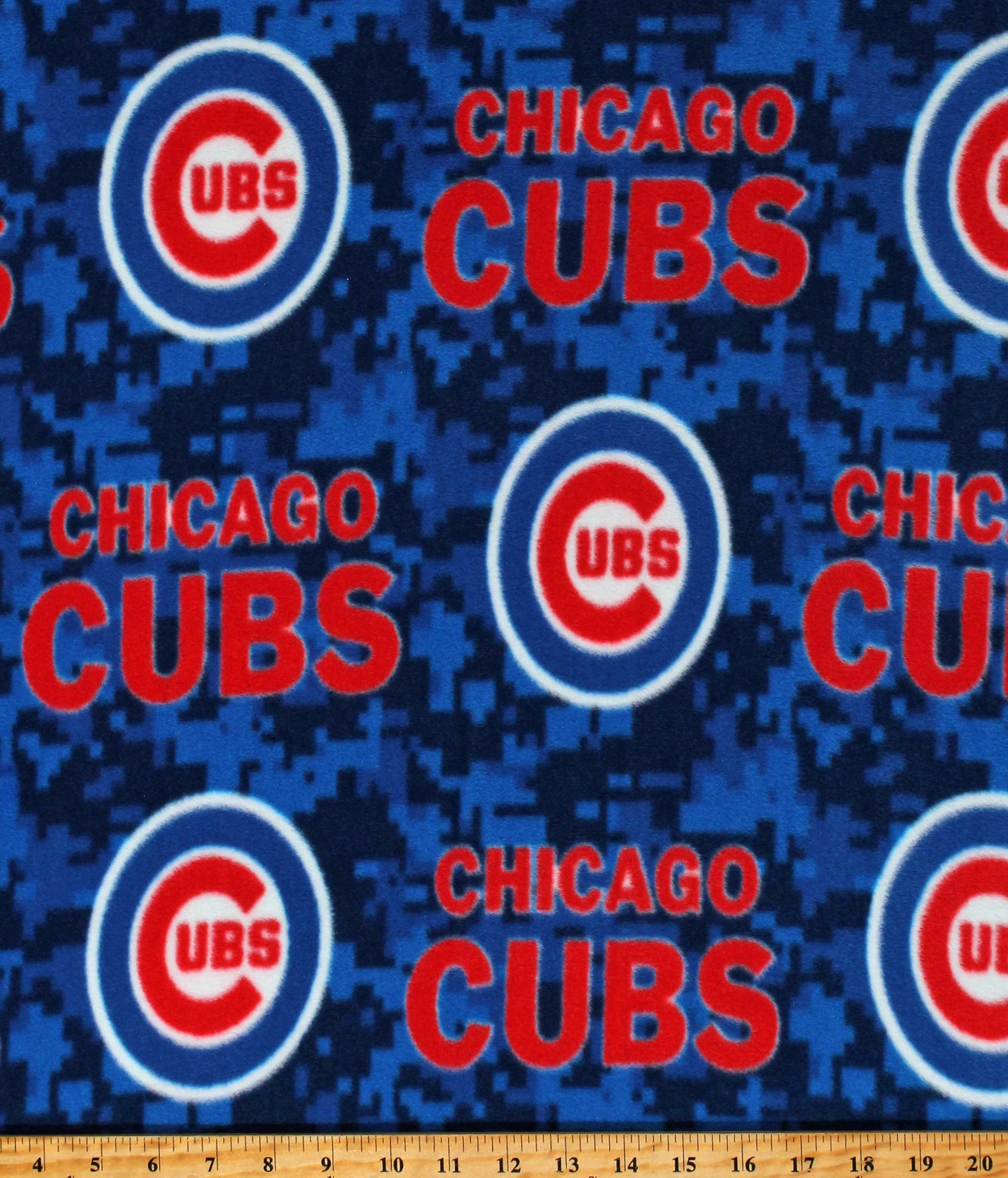 Fleece Chicago Cubs Digital Camouflage Blue MLB Pro Baseball Sports ...