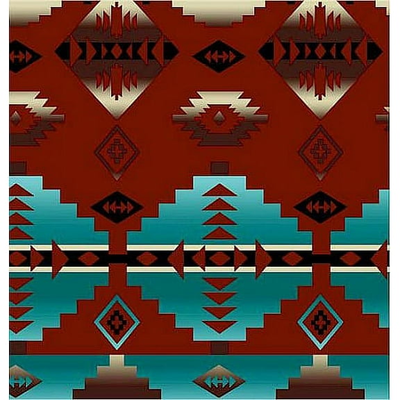 Fleece Cody Copper Fleece Fabric Print by the Yard a26059-1b