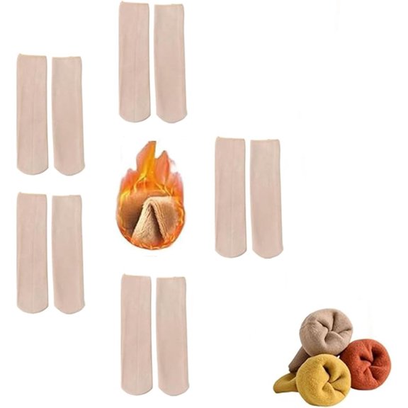 Fleece Cozy Socks, Ultra Soft Velvet Slim Manlira Fleece Cozy Socks for Women, Thermal Fleececozy Sock for Winter