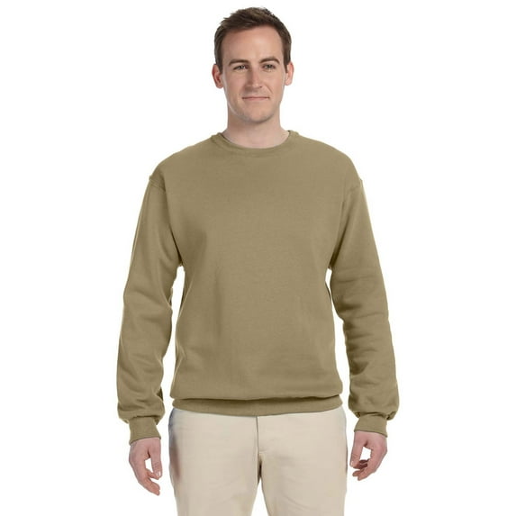 Fleece Crewneck Sweatshirt - 562 - Medium - Khaki