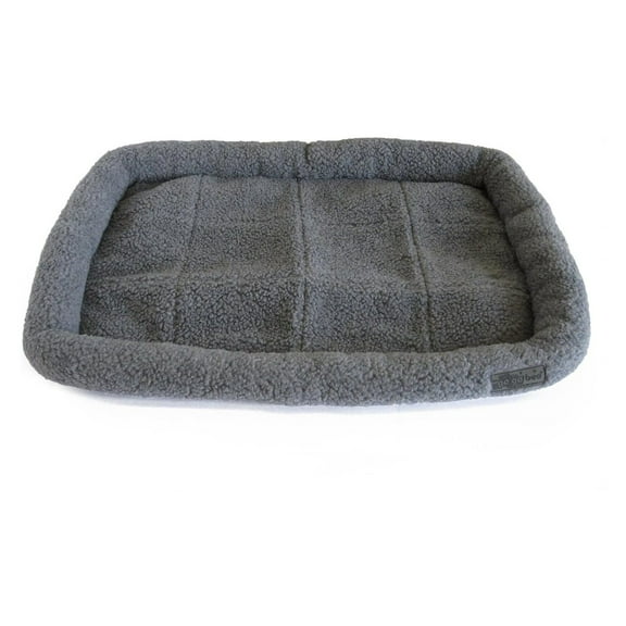 Washable Fleece Crate Pad, Gray, Medium