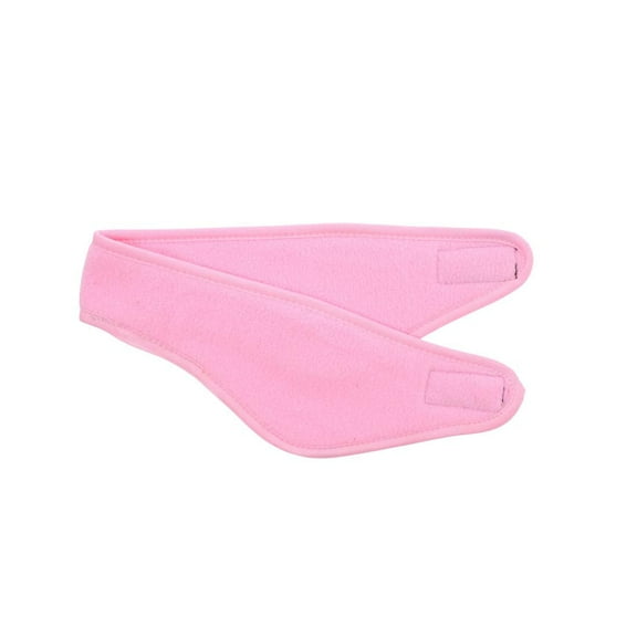 Fleece Ear Muff Head Wrap with Closure Winter Earmuff - Light Pink