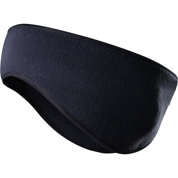 Fleece Ear Warmers Headband for Men Women - Winter Headband Ear Muffs Ear Covers for Cold Weather Running Cycling Ski
