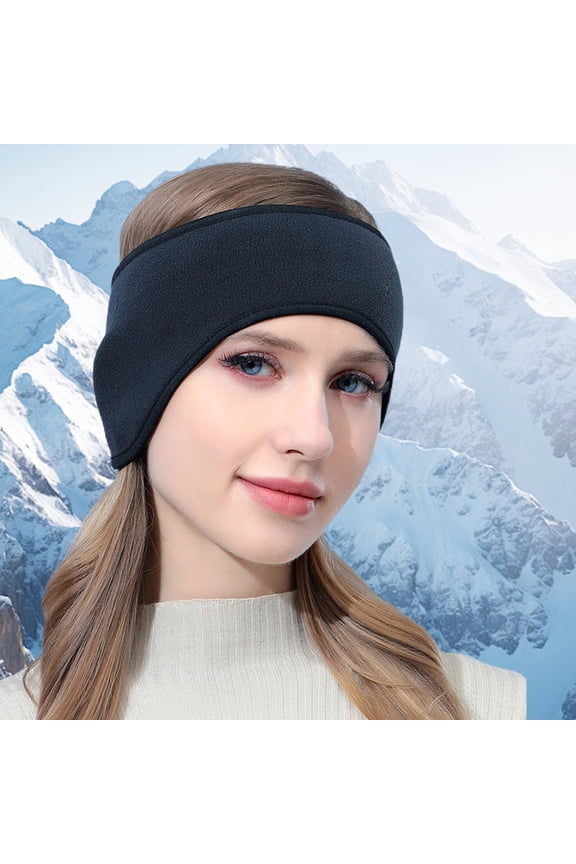 Fleece Ear Warmers, Outdoor Warm Headband, Cycling Commuters Ear Scarf Fleece, Running Fleece Forehead Bands