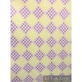 thumbnail image 1 of Fleece Fabric Printed ANTI PILL TARTAN PURPLE YELLOW BACKGROUND, 1 of 1