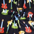 thumbnail image 1 of FabricLA Fleece Fabric by The Yard | 2 Yards 72"X60" Inch Wide | Soft Anti-Pill Polar Fleece | Blanket, Throw, Poncho, Pillow Cover, PJ Pants, Booties, Eye Mask - Guitar, 1 of 8