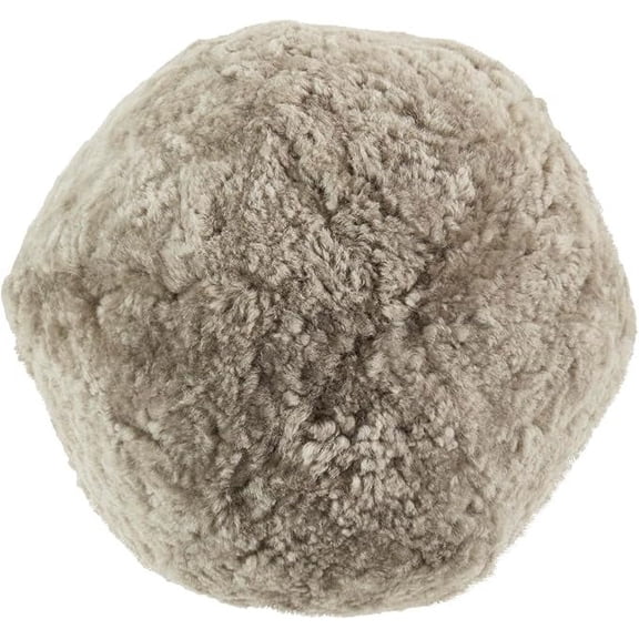 Fleece Fantasy Sheepskin Ball Throw Poly Filled Throw Pillow
