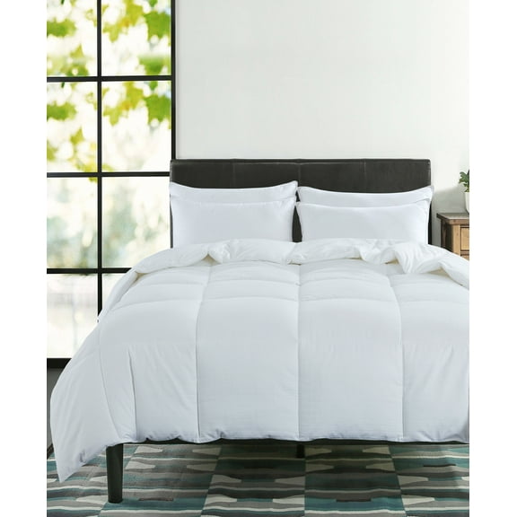 Fleece & Feather Wool Filled Oversized Comforter with Gusset