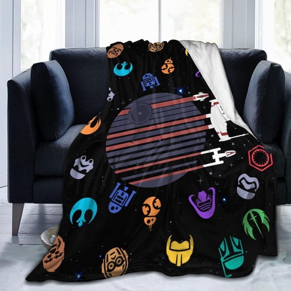 Fleece Flannel Cozy Fuzzy Fluffy Blanket for Sofa & Bed