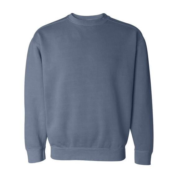 Fleece Garment Dyed Ringspun Crewneck Sweatshirt